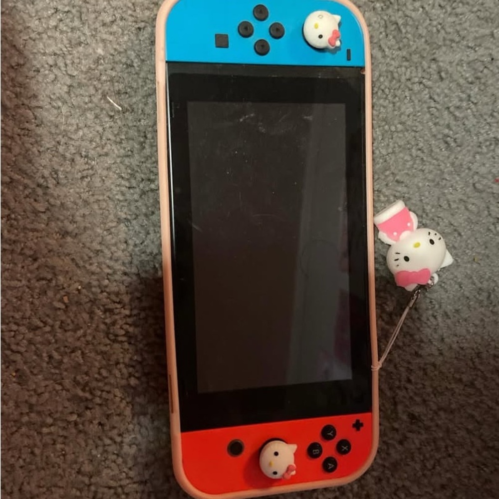 Nintendo Switch Console Cover - Pink and White